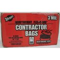 Warp Brothers Warp Brothers Contractor Bags 15 Count- Black 55 Gallon - HBP55-15 820397